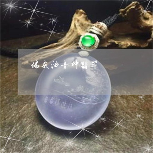 偏灰油青种翡翠/2023040510483 偏灰油青种翡翠/2023040510483
