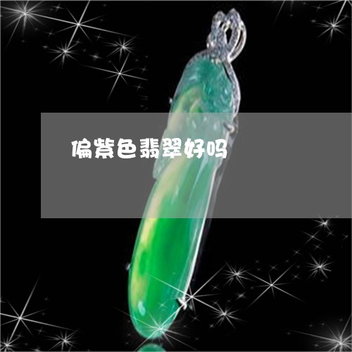 偏紫色翡翠好吗/2023040518259