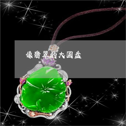 像翡翠的大圆盘/2023040574714