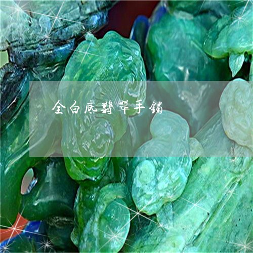 全白底翡翠手镯/2023040578825 全白底翡翠手镯/2023040578825