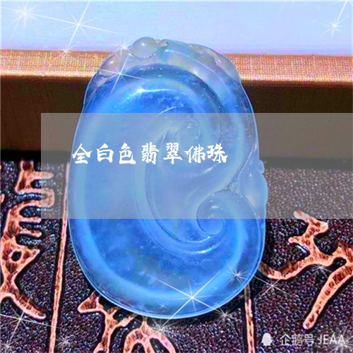 全白色翡翠佛珠/2023040559472 全白色翡翠佛珠/2023040559472