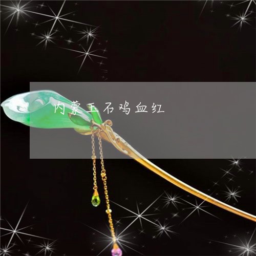 内蒙玉石鸡血红/2023040584937