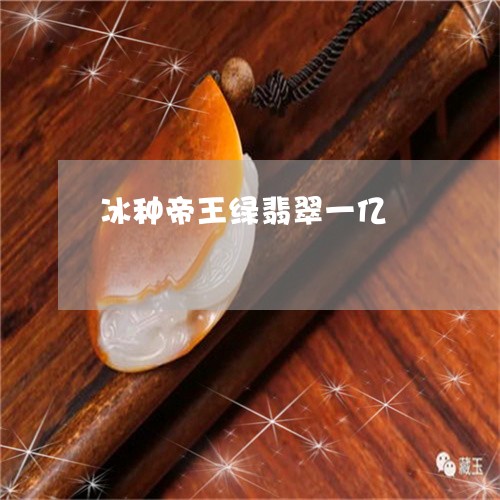 冰种帝王绿翡翠一亿/2023042351604 冰种帝王绿翡翠一亿/2023042351604