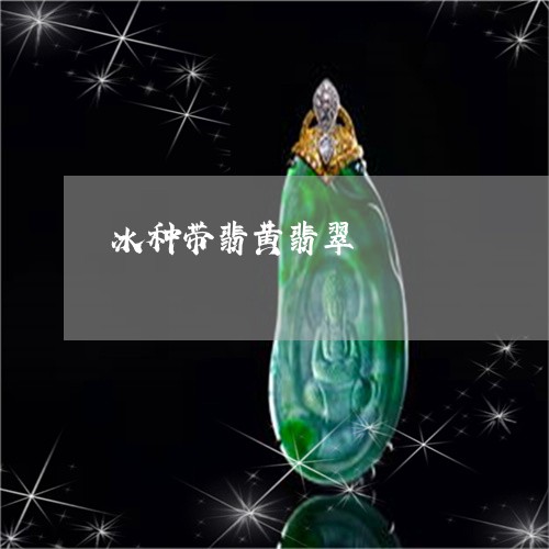 冰种带翡黄翡翠/2023040518041 冰种带翡黄翡翠/2023040518041