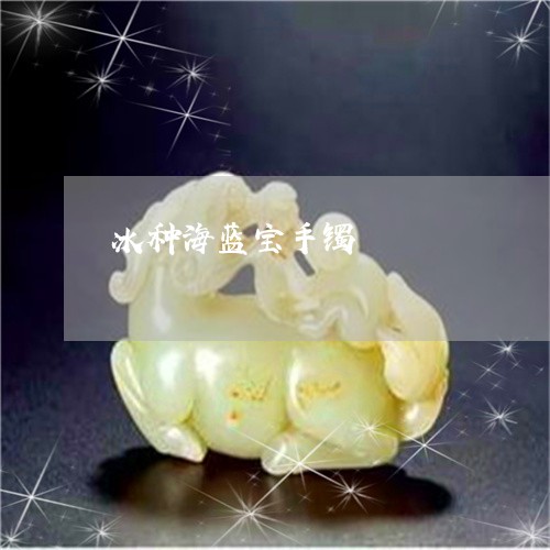 冰种海蓝宝手镯/2023040540370 冰种海蓝宝手镯/2023040540370