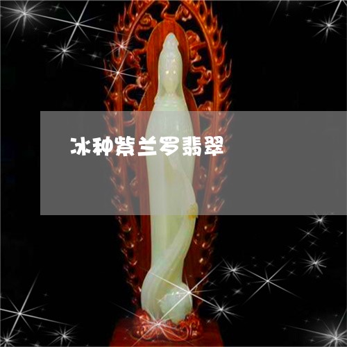 冰种紫兰罗翡翠/2023040527370 冰种紫兰罗翡翠/2023040527370