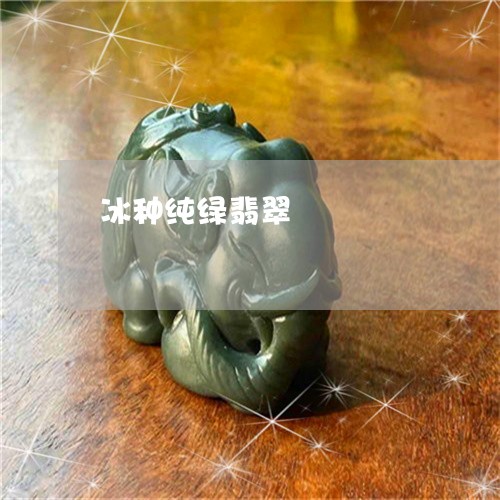 冰种纯绿翡翠/2023032006157