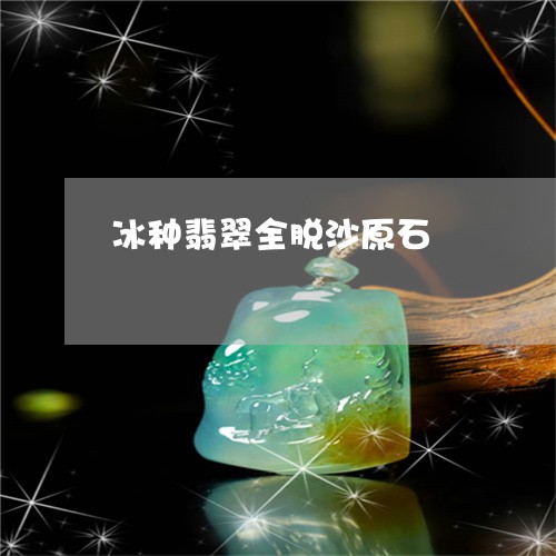 冰种翡翠全脱沙原石/2023042379904