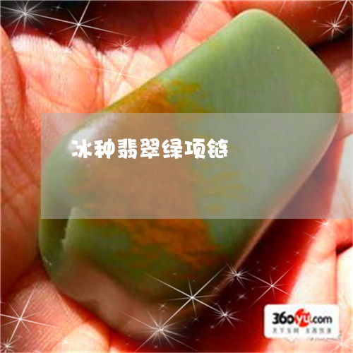冰种翡翠绿项链/2023040506058 冰种翡翠绿项链/2023040506058