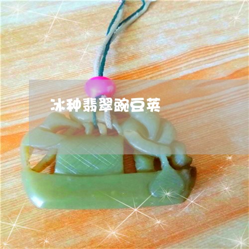 冰种翡翠豌豆荚/2023040575825