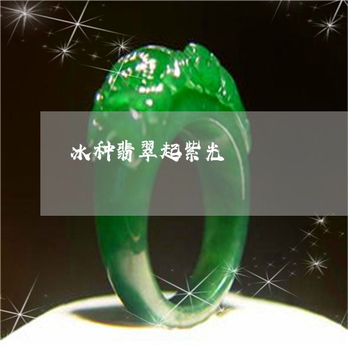冰种翡翠起紫光/2023040584029