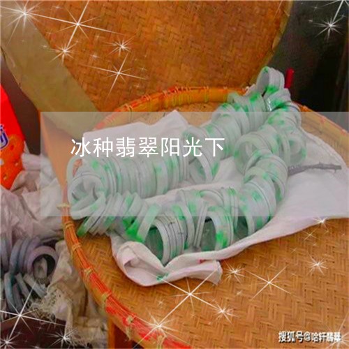 冰种翡翠阳光下/2023040532493 冰种翡翠阳光下/2023040532493