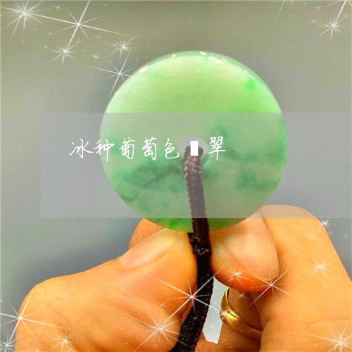 冰种葡萄色翡翠/2023040585947