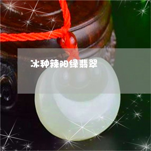 冰种辣阳绿翡翠/2023040525837 冰种辣阳绿翡翠/2023040525837