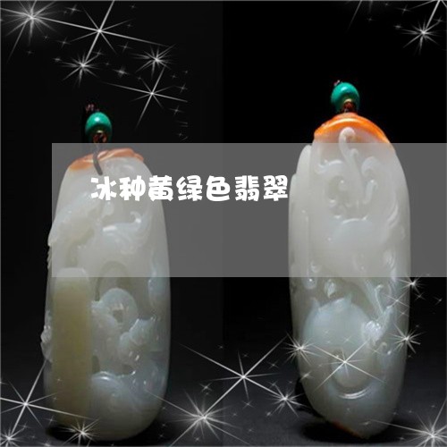 冰种黄绿色翡翠/2023040551825 冰种黄绿色翡翠/2023040551825