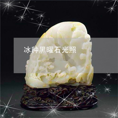 冰种黑曜石光照/2023040531472