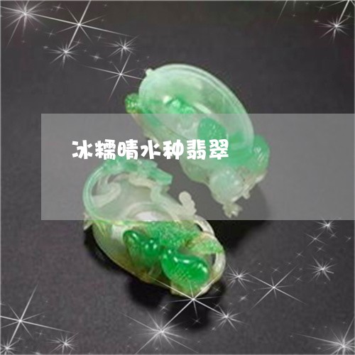 冰糯晴水种翡翠/2023040550483 冰糯晴水种翡翠/2023040550483