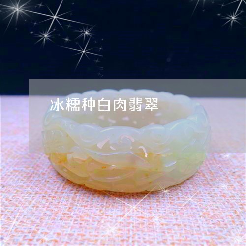 冰糯种白肉翡翠/2023040540371 冰糯种白肉翡翠/2023040540371