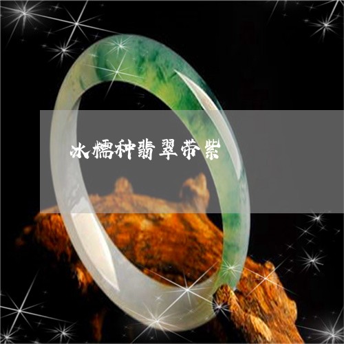 冰糯种翡翠带紫/2023040529351 冰糯种翡翠带紫/2023040529351
