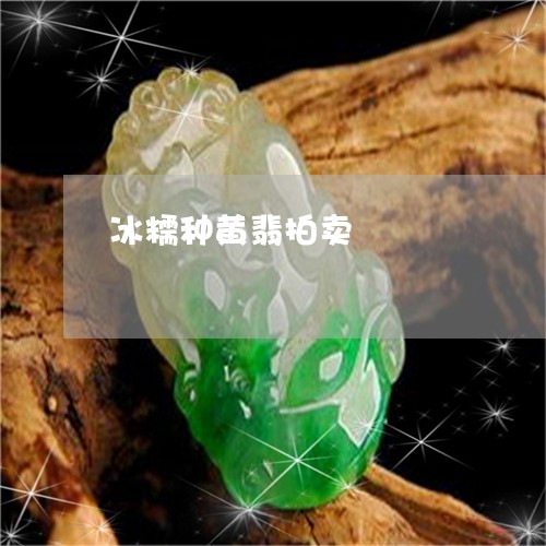 冰糯种黄翡拍卖/2023040553724 冰糯种黄翡拍卖/2023040553724