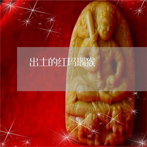 出土的红玛瑙猴/2023040549291 出土的红玛瑙猴/2023040549291