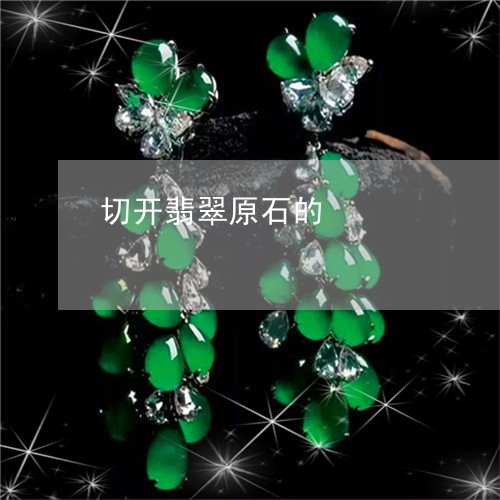 切开翡翠原石的/2023040586956 切开翡翠原石的/2023040586956
