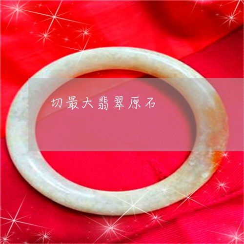 切最大翡翠原石/2023040574607