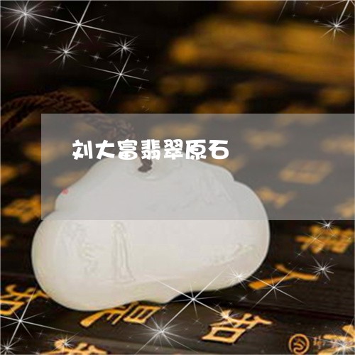 刘大富翡翠原石/2023040594827 刘大富翡翠原石/2023040594827