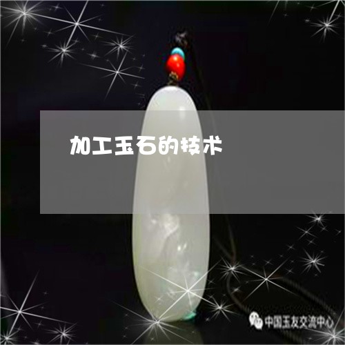 加工玉石的技术/2023040493824 加工玉石的技术/2023040493824