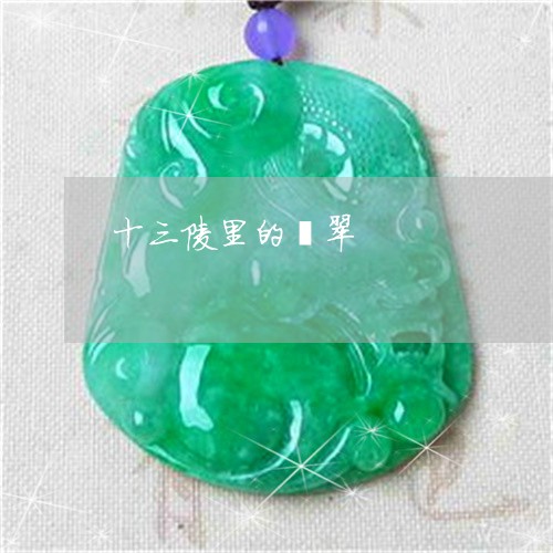 十三陵里的翡翠/2023040495926 十三陵里的翡翠/2023040495926