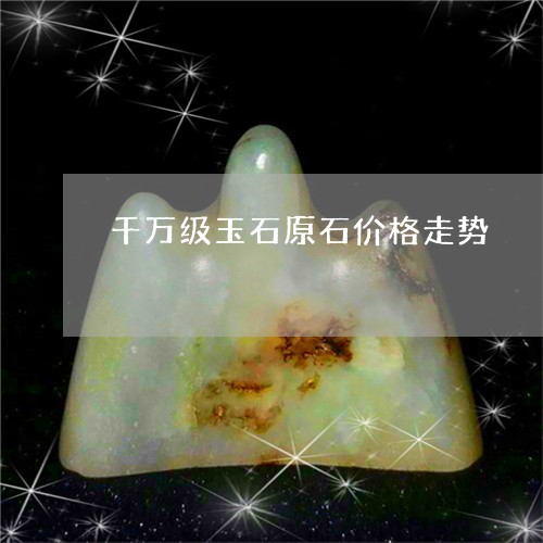 千万级玉石原石价格走势/2023061991603