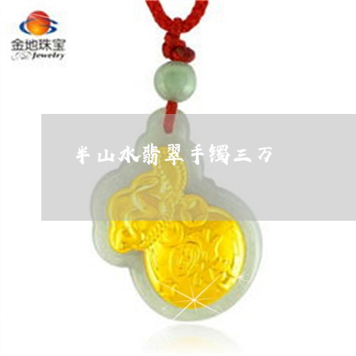 半山水翡翠手镯三万/2023042283613