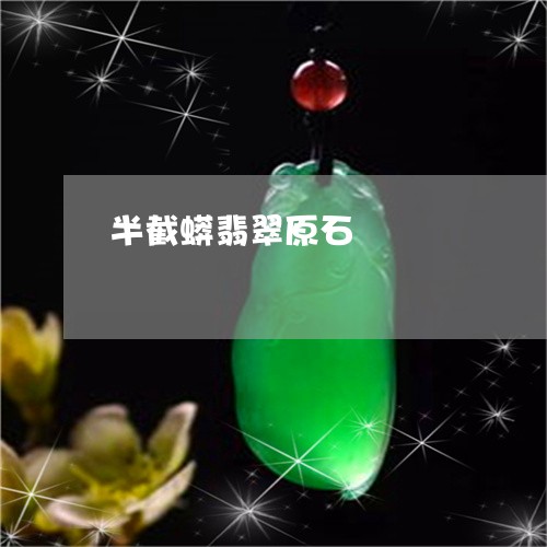 半截蟒翡翠原石/2023040450270