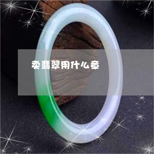 卖翡翠用什么章/2023040455027 卖翡翠用什么章/2023040455027