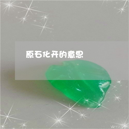 原石化开的意思/2023040443705 原石化开的意思/2023040443705