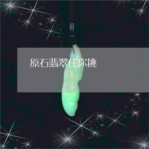原石翡翠任你挑/2023040442695 原石翡翠任你挑/2023040442695