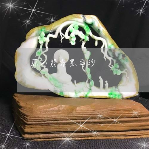原石翡翠黑乌沙/2023040485725
