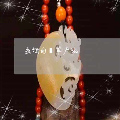去缅甸翡翠产地/2023040449269