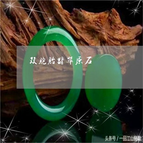 双胞胎翡翠原石/2023040474958