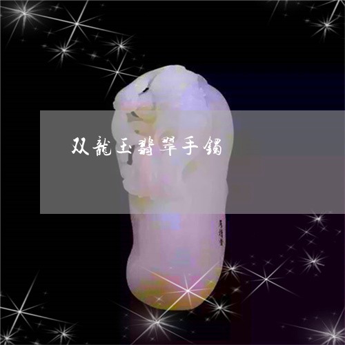 双龙玉翡翠手镯/2023040469272 双龙玉翡翠手镯/2023040469272