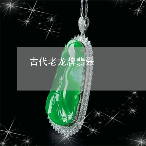 古代老龙牌翡翠/2023040451704