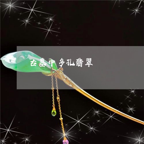 古墓中多孔翡翠/2023040403047 古墓中多孔翡翠/2023040403047