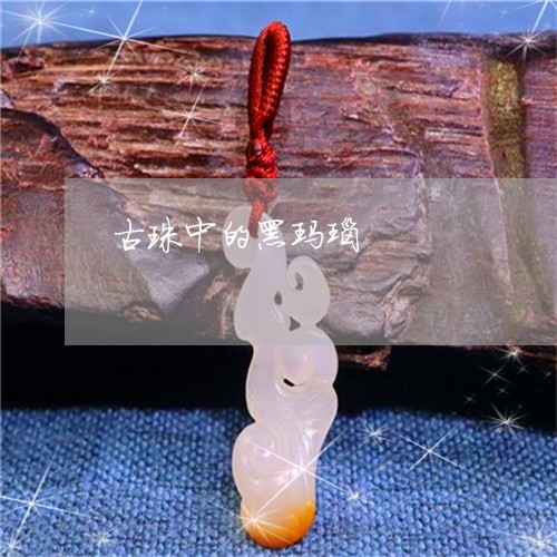 古珠中的黑玛瑙/2023040486827 古珠中的黑玛瑙/2023040486827