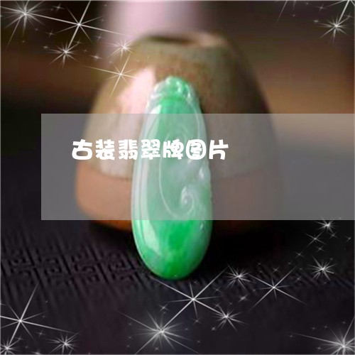 古装翡翠牌图片/2023040481683