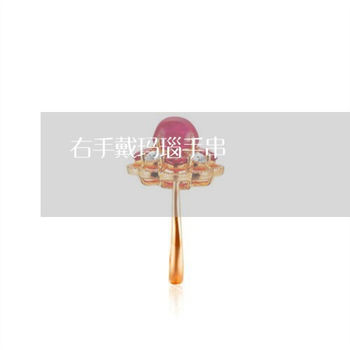 右手戴玛瑙手串/2023040438493 右手戴玛瑙手串/2023040438493