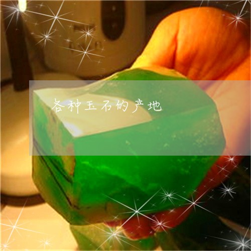 各种玉石的产地/2023040415838