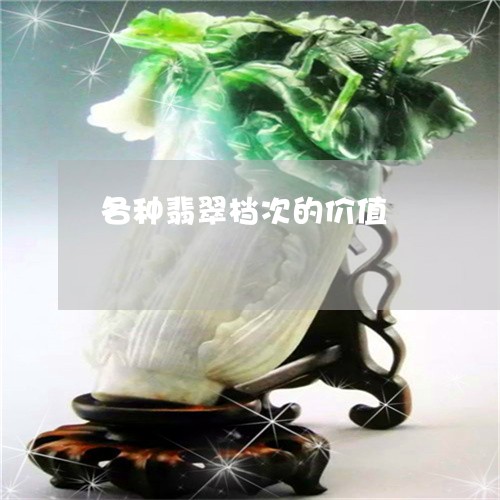 各种翡翠档次的价值/2023042183515
