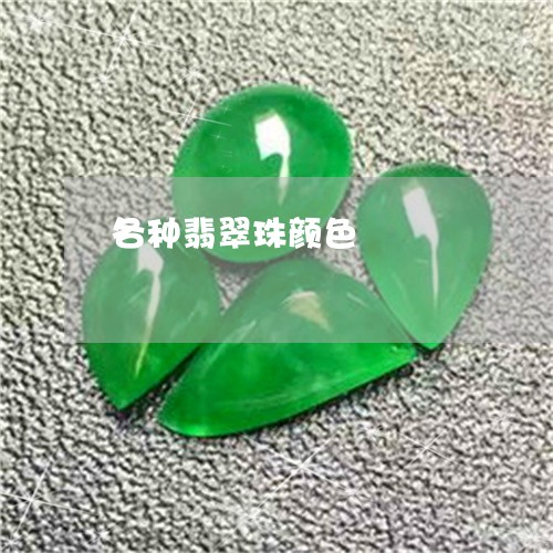 各种翡翠珠颜色/2023040430914 各种翡翠珠颜色/2023040430914