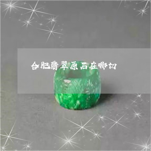 合肥翡翠原石在哪切/2023042148571