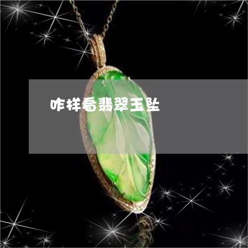 咋样看翡翠玉坠/2023040417159